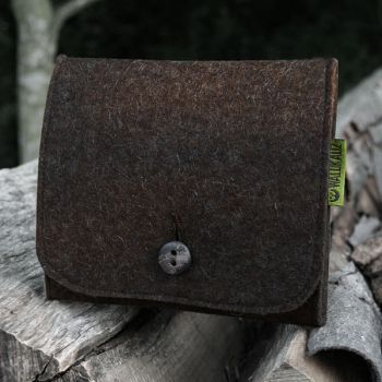 Preview: Waldkauz Drilling Filz Patronenetui