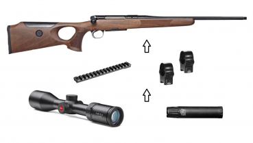 Heym SR30 Ranger-UT + ZF Leica + ... - Power Pacs - Komplettpaket