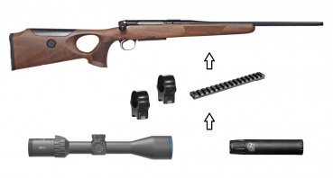 Heym SR30 Ranger-UT + ZF Meopta + ... - Jungjägerpaket