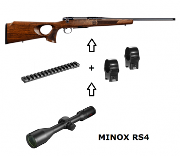 Heym SR30 Ranger-T + ZF Minox + ... - Power Pacs - Komplettpaket