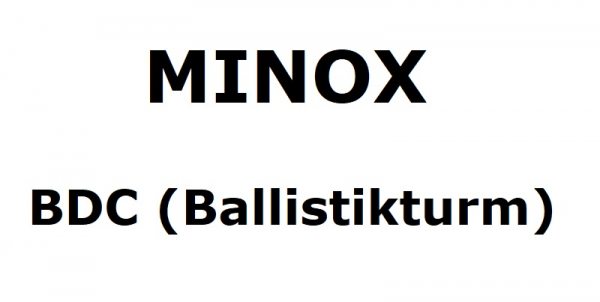 Minox Ballistikturm BDC für RS6