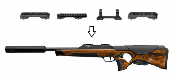 Walther RS3 Heritage Sevenstar inkl. Schalldämpfer - Repetierbüchse