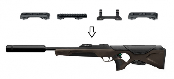 Walther RS3 Pro Chestnut inkl. Schalldämpfer - Repetierbüchse